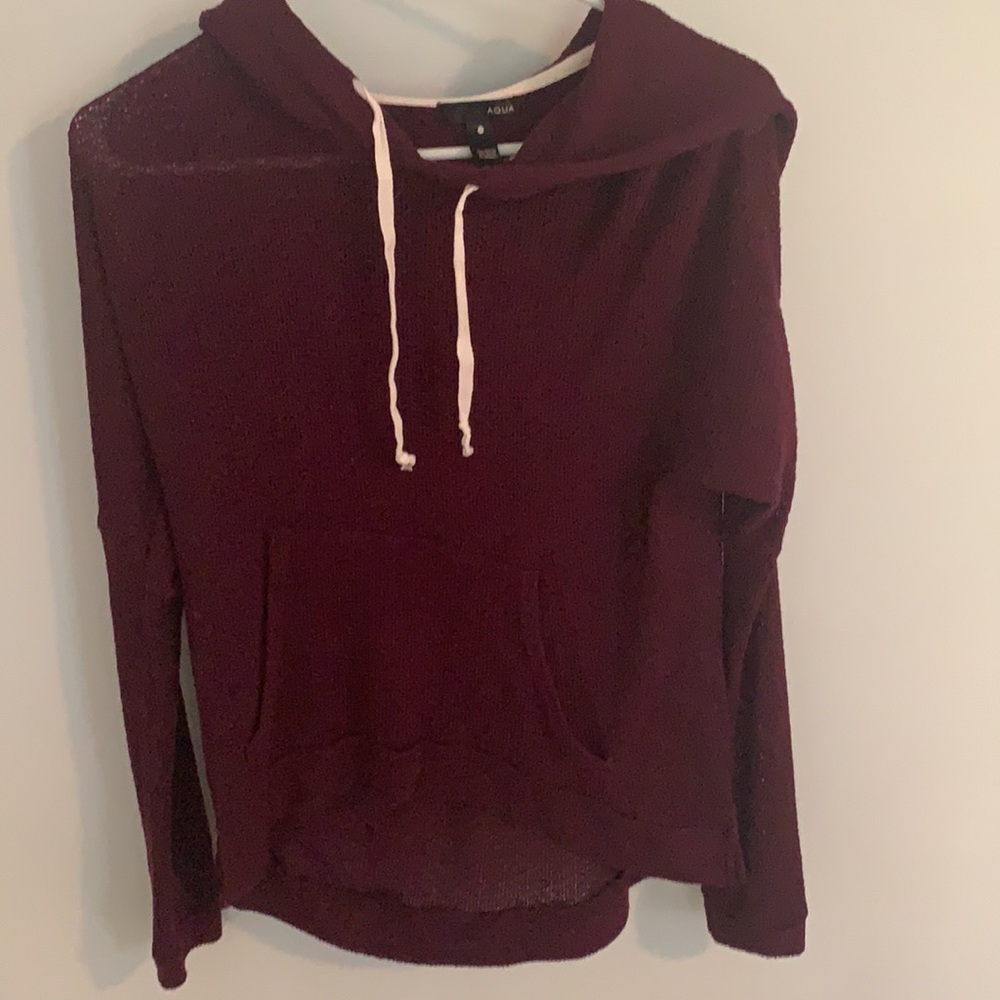 Aqua size extra small hoodie
